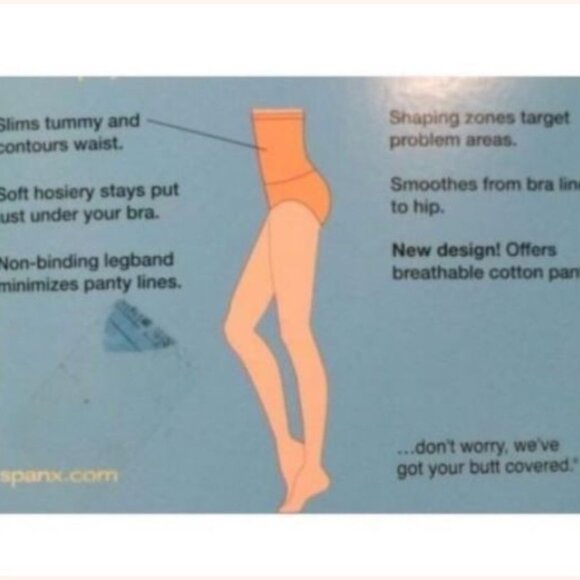 Spanx Shapwear Briefs Size D large High Waist Black Womens - Picture 5 of 7